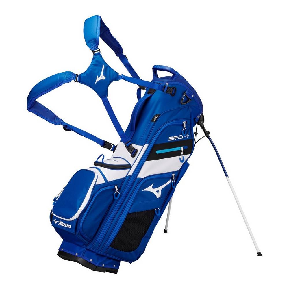 Mochila Mizuno BR-D4 14-Way Stand - Mulher - Azuis/Branco - XZWLD6280